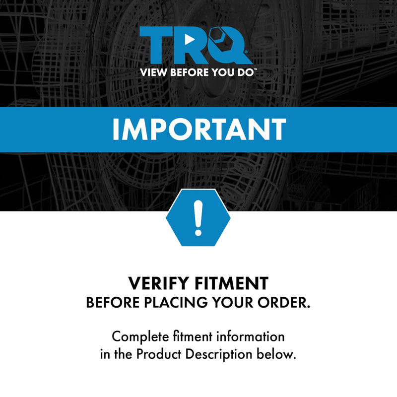 TRQ Tailgate Handle Chrome Compatible with 1980-1983 Ford F-100 1980-1986 F-150 F-250 F-350 DHA69370
