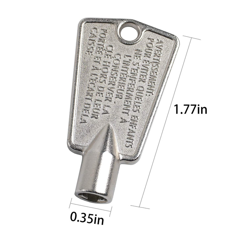 2 Pack 216702900 Freezer Door Key for Frigidaire Kenmore AP4071414 PS2061565 AP2113733 AP4301346 PS1991481 06599905 08037402 12849(Metal) 2