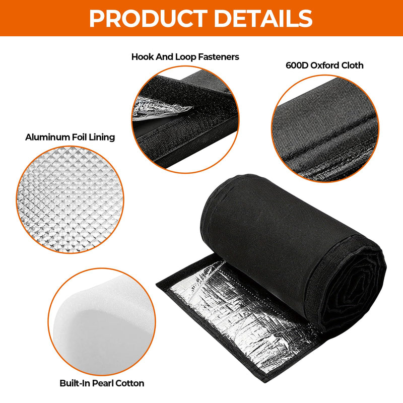 HVAC Wall Penetration Cover & 3-Layer Insulated Line Set Sleeve Kit