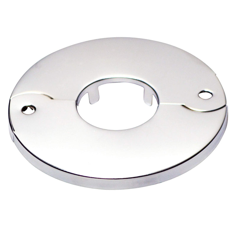 Floor and Ceiling Plate Split Flange, Fits 1 Inch IPS Galvanized Pipe or 1-1/4 Inch Copper Pipe, Chrome Finish (Pack of 6) - NewNest Australia