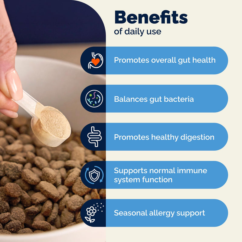 Vetnique Glandex Dog Probiotic Powder, Daily Probiotics for Dogs 5 Strains, Prebiotics & Digestive Enzymes for Gut & Immune Health, Vet Formulated for Occasional Diarrhea (4.25oz Powder, Pork Powder) Probiotic Pork Powder 4.25oz Powder