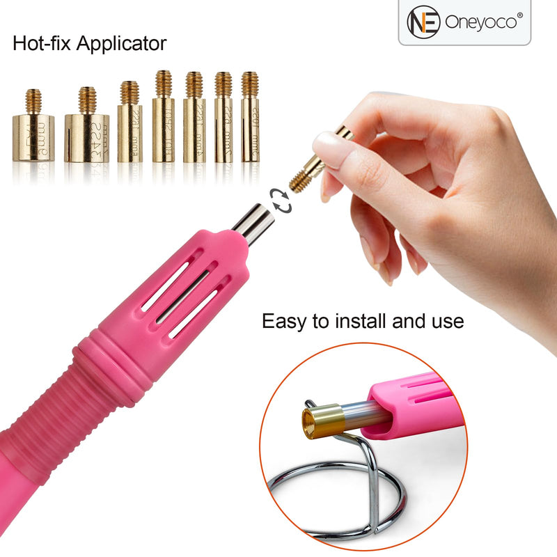 Hotfix Rhinestone Setter, Rhinestone Applicator Tool Kit with Rhinestones, Hot Fixed Wand for Clothes, Fabric Crafts