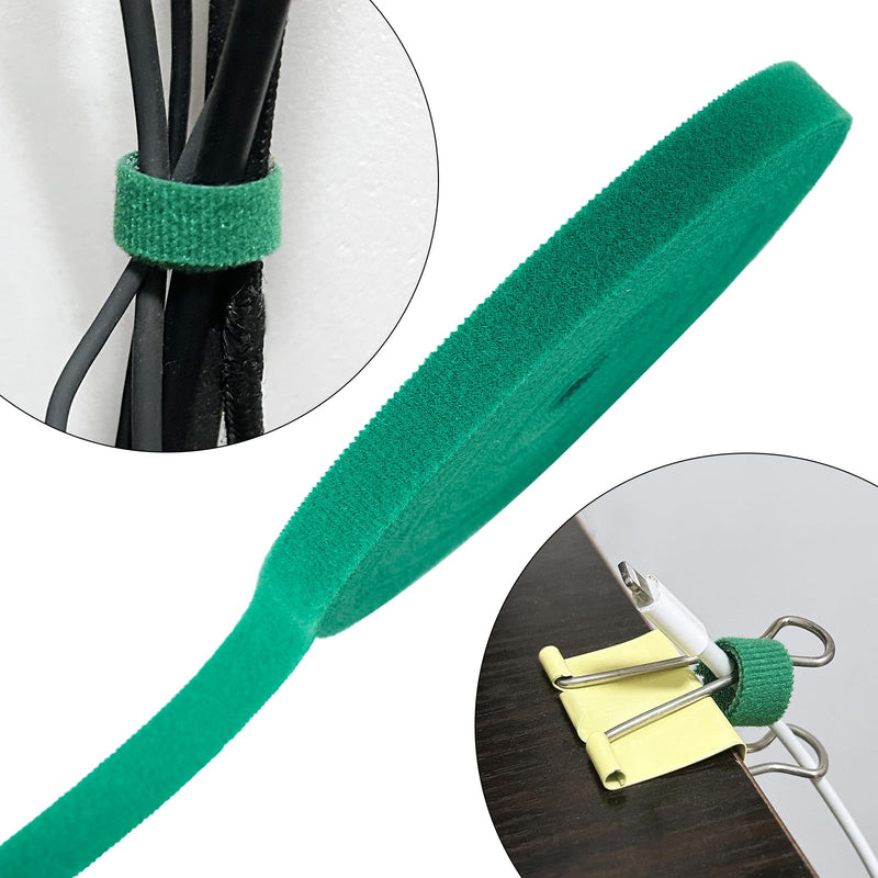 1 roll Garden Tie Green Tape Twist Ties for Plants Tomato Plant Support for Effective Growing for Climbing Plants,Reusable Adjustable Garden Plant Ties Gardening Strap 32.8ft