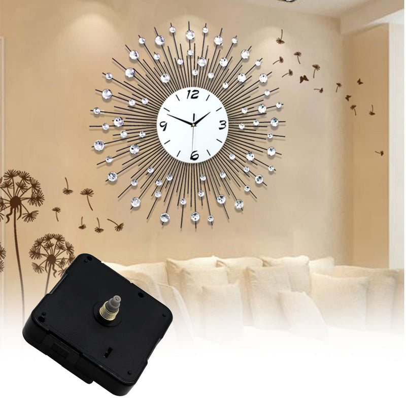 1pc Clock Mechanism Replacement, 13mm/0.51 Inch Shaft Length Wall Clock Mechanism, Quartz Clock Movement, DIY Silent Movement Mechanism Replacement (Thread: 0.21"/5.5mm)