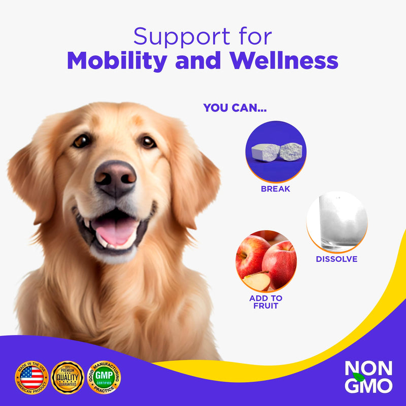 Jack & Milo - Probiotics for Dogs, Digestive Enzymes, Allergy & Immune Support Probiotic-Dog Probiotics, Veterinary Grade, 7.5 Billion CFU's +Pancreatic 4X, Unique Blend- USA Made, 120 Tablets