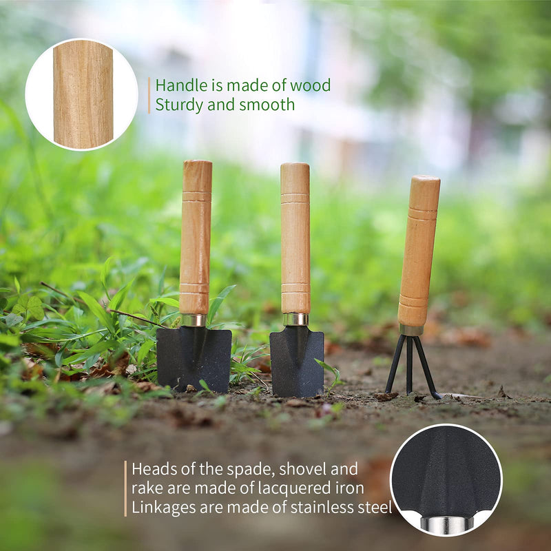 5Pcs Succulent Tools,Mini Garden Tools,Pruning Scissors as Plant Accessories, Gardending Hand Tools Kit for Seedling Soil,Caring Succulent,Houseplent,Bonsi,Gifts for Woman and Man Luxury Garden Tools