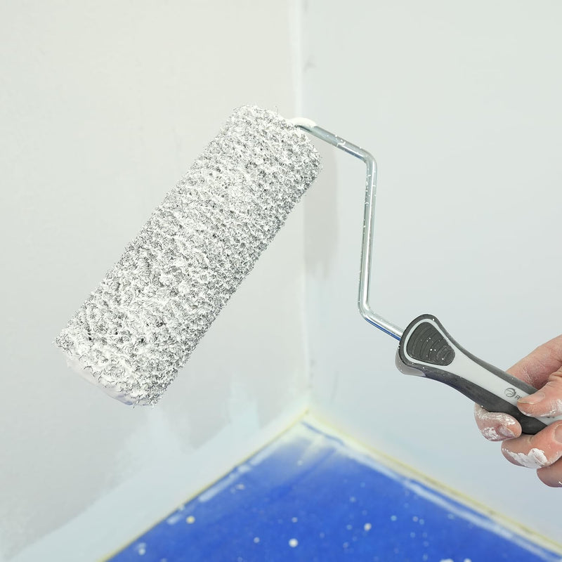 ROLLINGDOG 9" Drywall Compound Roller 2pcs roller sleeves with roller frame(pack of 3)