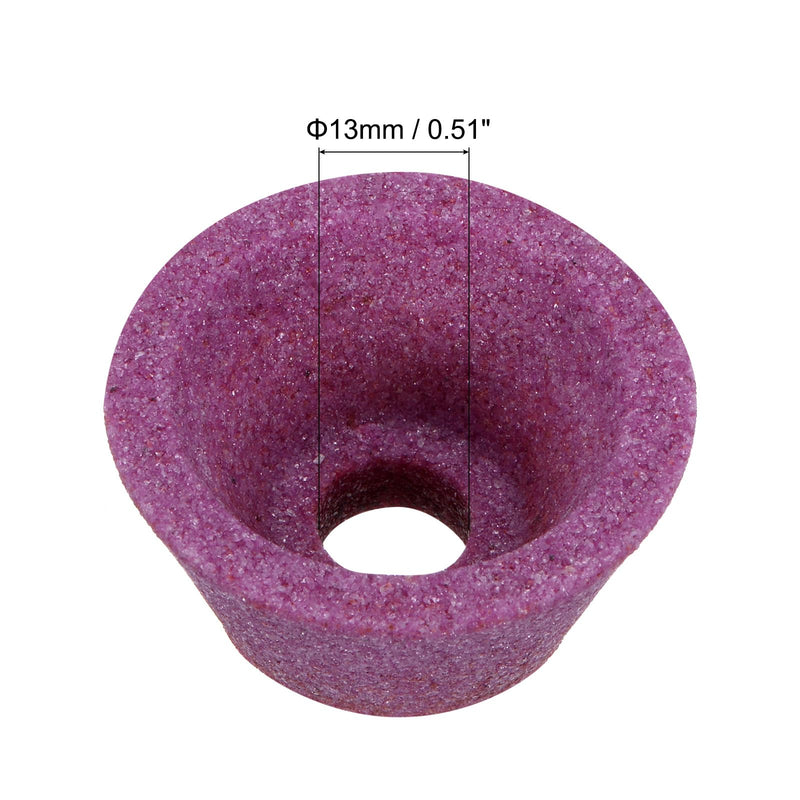 uxcell 2pcs 2-Inch Flaring Cup Grinding Wheel 80 Grits Pink Aluminum Oxide PA Surface Grinding Ceramic Tools