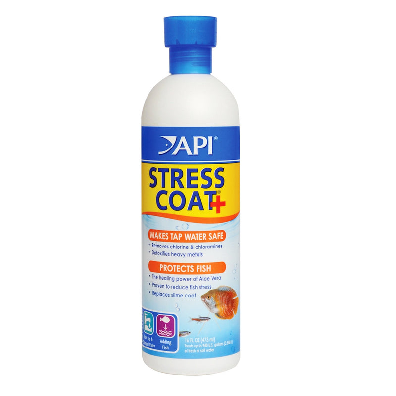API Stress Zyme and Stress Coat Aquarium Cleaning and Water Conditioning Solutions