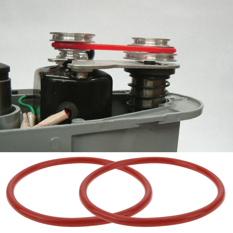 eMagTech 5Pcs O-Ring Belt Drill Press Replacement Compact Drill Belt for Mini Bench Drill 76x68x4mm Red Vulcanized Polyurethane Rubber