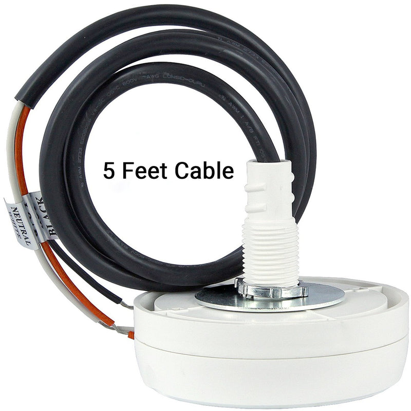 Enerlites MPC-52V PIR Ceiling Sensor, Ceiling Occupancy Sensor, Ceiling Light Sensor, Occupancy Sensor, Commercial Grade 360 Degree FOV, 800 Sq. Ft Coverage, 120-277VAC, White