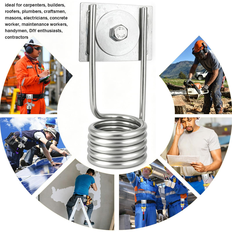 2pcs Scaffold Ratchet Holder, Stainless Steel Scaffold Tool Holder for Ratchet Wrench Hammer