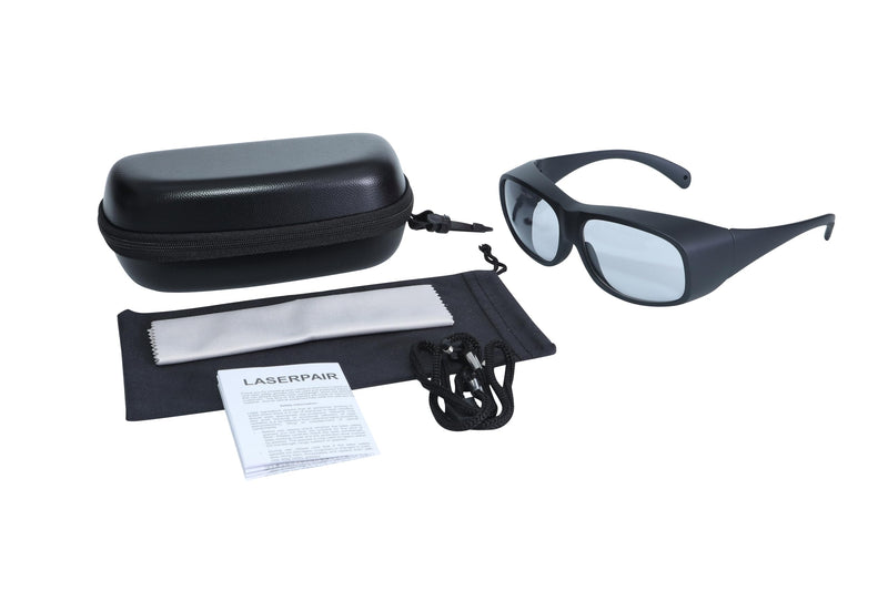 LaserPair CO2 Laser Safety Glasses with Excellent Transmittance for 10600nm with CE EN207 Black
