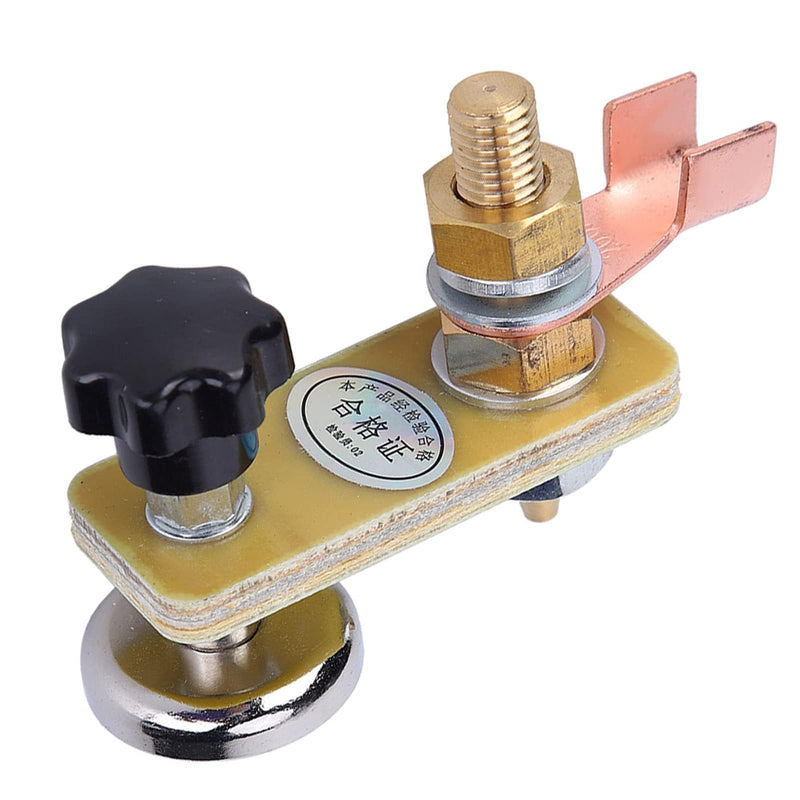 Magnetic Welding Support Upgrade Magnetic Welding Head Magnetic Ground Clamp Welding Magnet Head Copper Tail Welding Accessories Strong Magnetism Large Suction Welding Support Tool