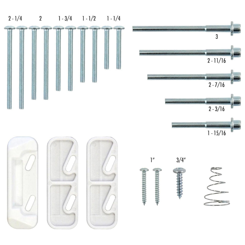 Ideal Security DX Pull Handle Replacement Set for Storm Door and Screen Door, Black