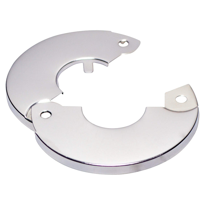 Floor and Ceiling Plate Cover Split Flange Replacement and Repair Kit, Fits 3/4 Inch IPS Galvanized Pipe or 1 Inch Copper Pipe, Chrome Finish (Pack of 6)