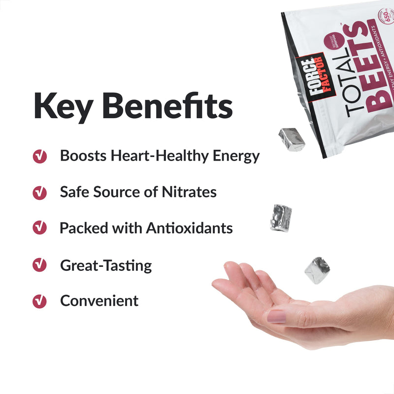 Force Factor Amazing Ashwa for Stress Relief + Better Turmeric Joint Support + Total Beets Heart-Healthy Energy Soft Chews (60 Chews Each) - PawsPlanet Australia