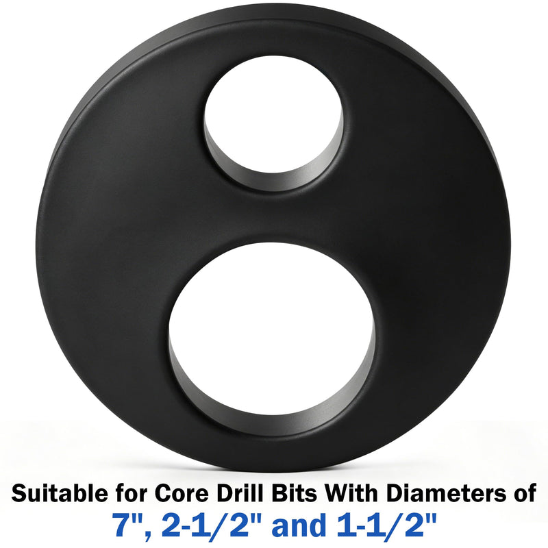 Core Drill Bit Hole Guide – Positioner Compatible with Various Sizes of core Drill bits (7", 2-1/2",1-1/2",),Precise Positioning and Drilling Even on Rough Concrete and Smooth Tile Surfaces 7", 2-1/2", 2-1/4",1-1/2",1-1/4"