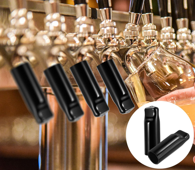 Beer Tap Cover Draft Beer Faucet Cap, 10 Pieces Beer Tap Plug Keg Tap Kit Rubber Tap Soother Sanitary Covers Beer Nipple For Most Standard American Draft Beer Faucet, Kegerator Accessories