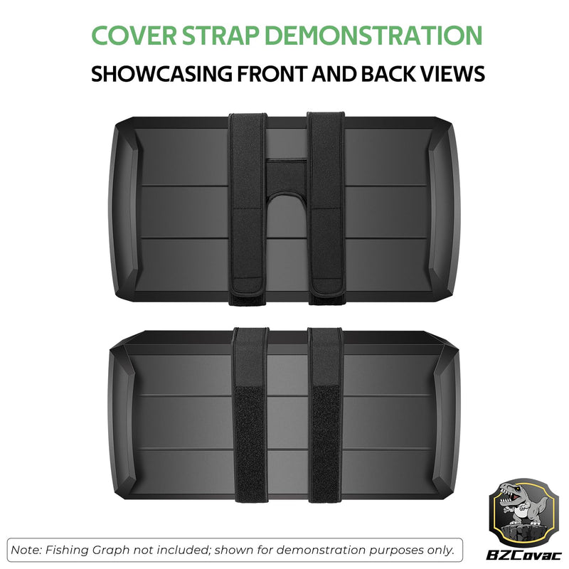 Secure Fish Finder Cover Strap for All Brand Fishing Graphs, Sonar Cover Strap