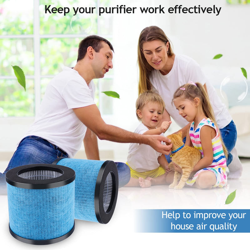 KEEPOW TPAP002 Hepa Filter Replacement Compatible with TOPPIN TPAP002
