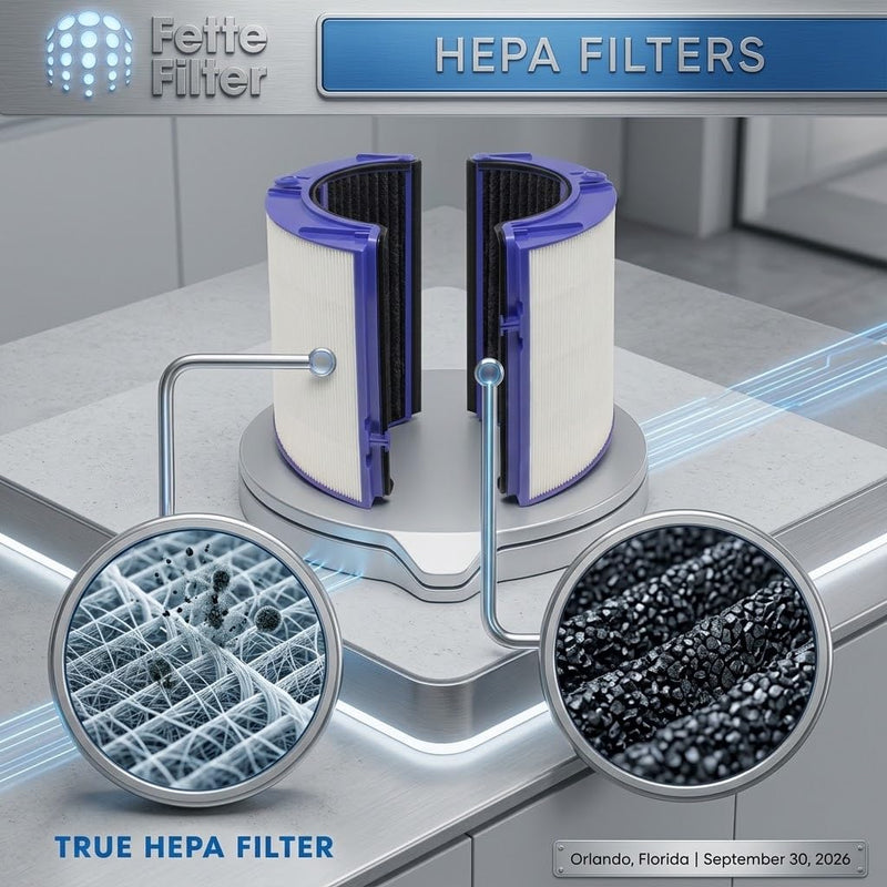 Dista Filter - Air Purifier Filter Replacement Compatible with Dyson HP06, TP06, PH01,PH02, (Part No.970341-01) for Dyson Pure Cool/Hot/Humidify CRYPTOMIC Tower Fan Purifiers (Qty 1)