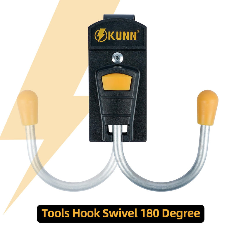 KUNN Tool Holster - Tool Belt Hook Cordless Drill Holder Single,Strong Clip,Tool Belt Accessories TH01