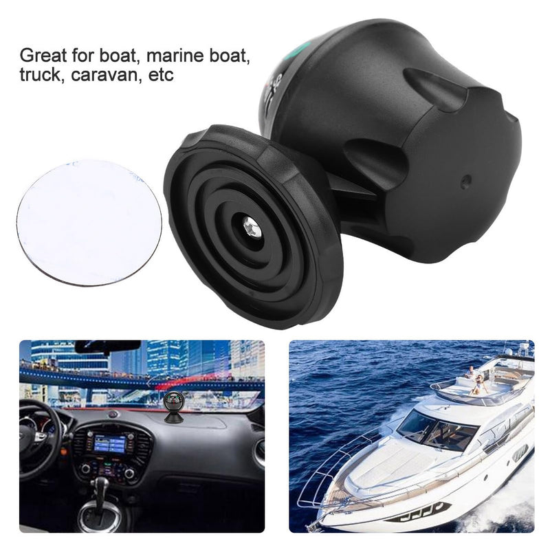 Gegong Adjustable Night Vision Compass for Boats Vehicles Black Marine Ball Compass