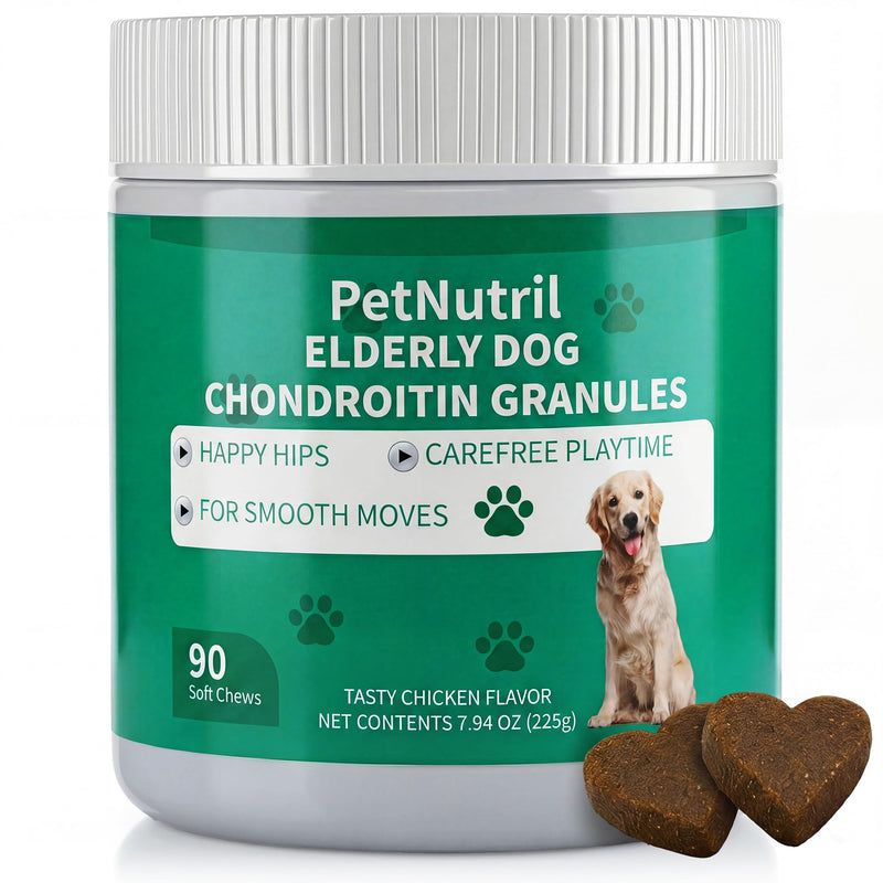 Dog Hip and Joint Supplement, Glucosamine Chondroitin Chews with Green Lipped Mussel Omega 3 Collagen Support Joint Flexibility Pain Relief, Joint Supplements for Small Large Breeds Dogs, 90 Count