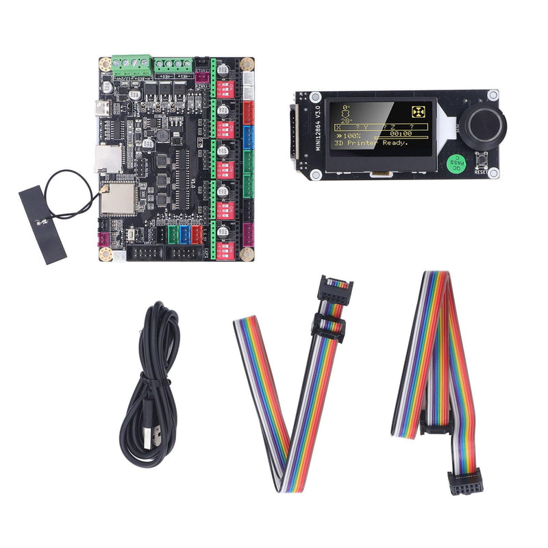 3D Printer Control Board for TinyBee V1.0 LCD Graphic Display Screen High Performance Connection RGB Backlight, and Screen Functions for2.0 Firmware