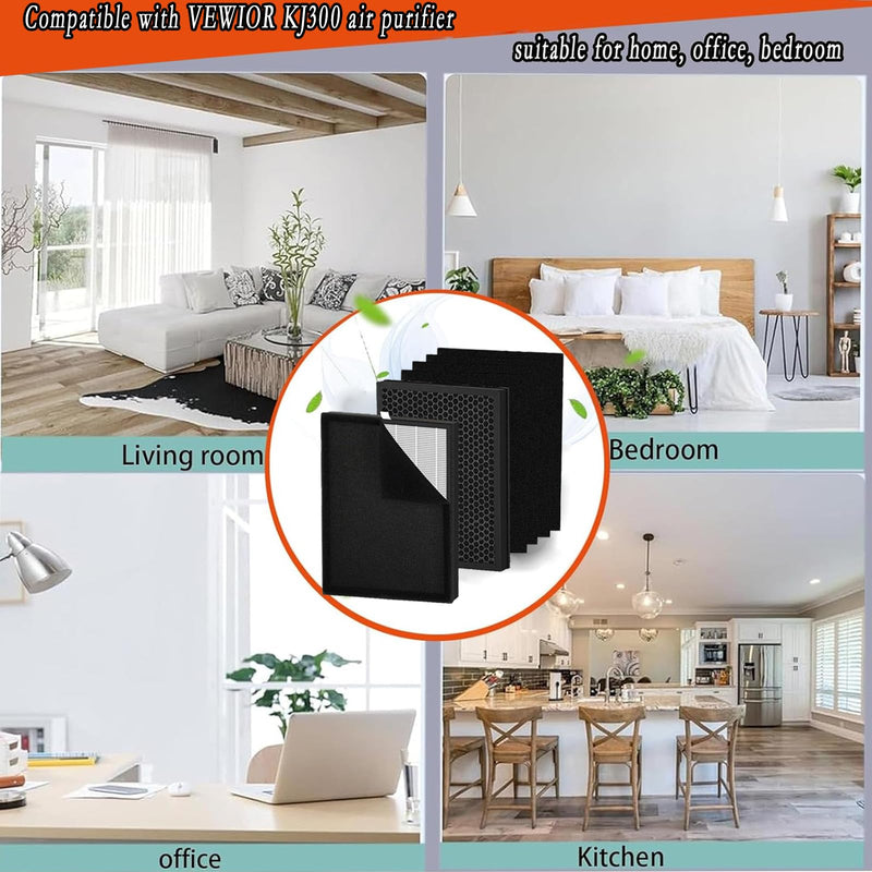 KJ300 Replacement Filter for VEWIOR KJ300 air purifier