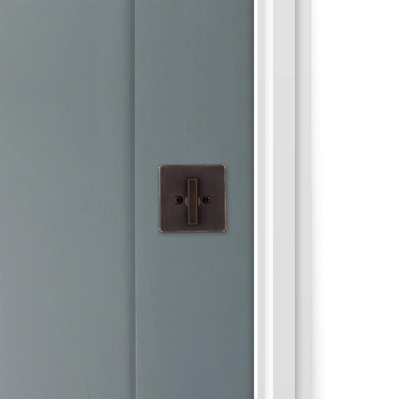 Kwikset 663SQT Privacy One Sided Deadbolt from The Signature Series - Satin Nickel