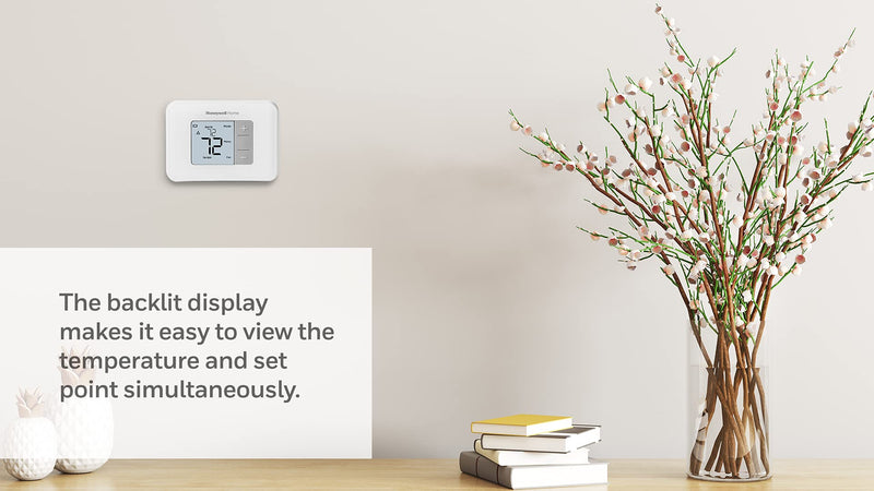 Honeywell Home RTH5160D1003 Non-programmable Thermostat, White