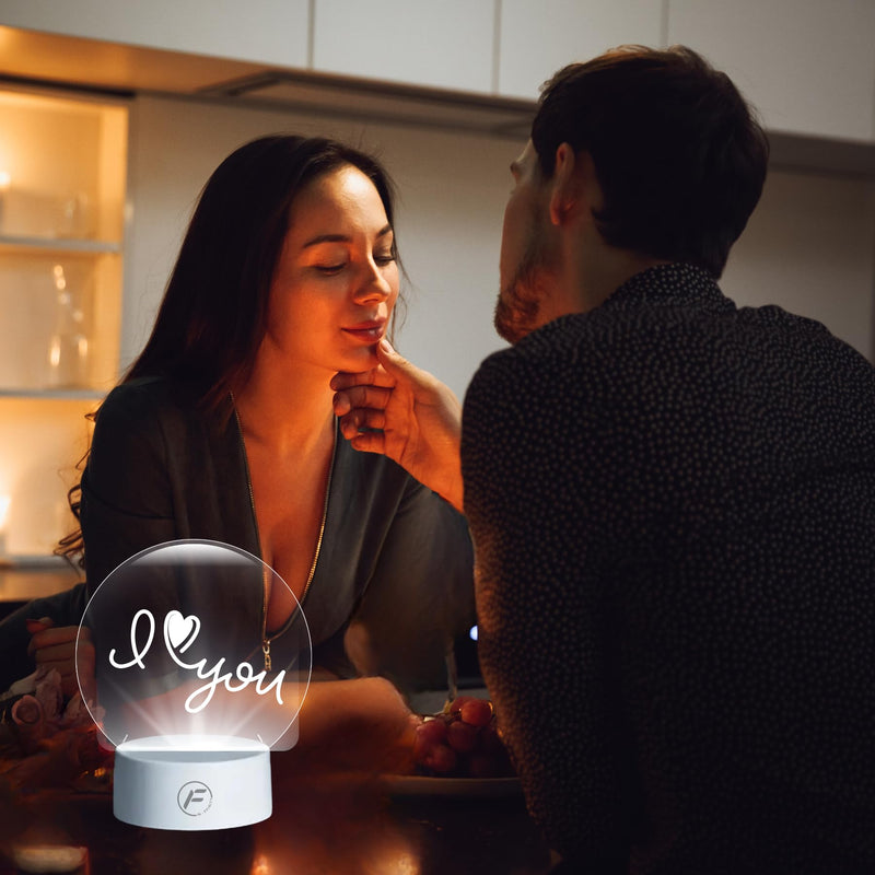 Lamp Table Personalized DIY Message Board Night Light - USB Powered with Erasable Pen and Remote Control - Customizable LED Writing Pad - Unique Present for Office, Room, or Desktop Decoration