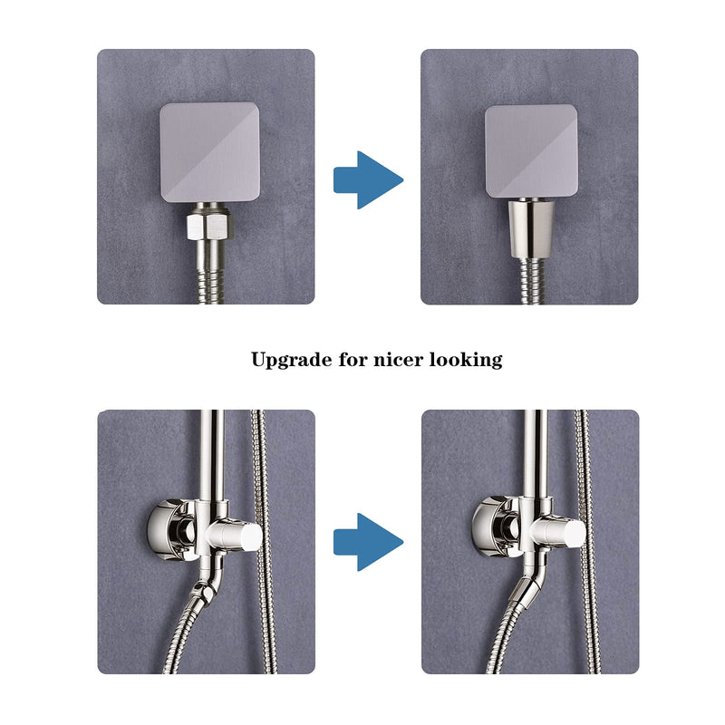BRIGHT SHOWERS Shower Hose For Hand Held Shower Heads, 79 Inches Cord Extra Long Stainless Steel Hand Shower Hose, Ultra-Flexible Replacement Part with Brass Insert, Brushed Nickel 79 Inch - NewNest Australia