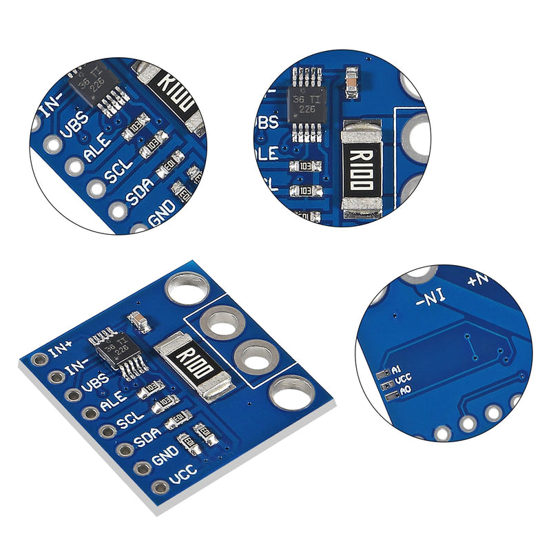 6pcs INA226 IIC I2C Interface Bi-Directional Current Power Monitoring Sensor Module Alert Monitor Module 36V for Arduino
