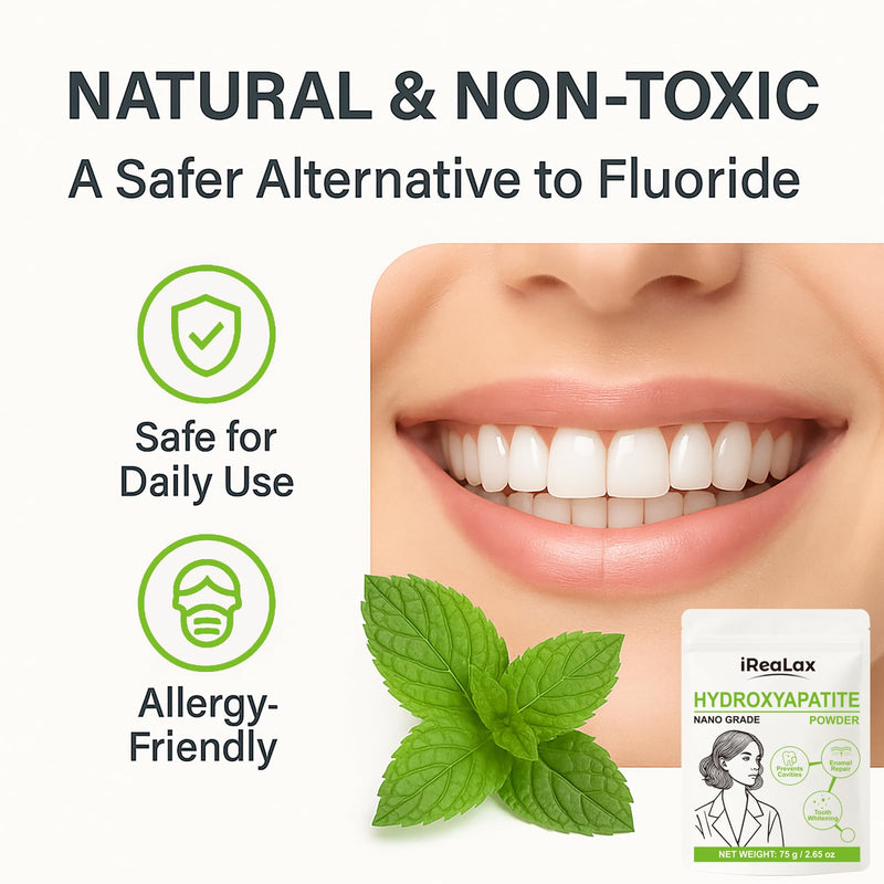 100% Pure Nano Hydroxyapatite Powder 75g (2.65 oz) | Nano Grade unflavored Hydroxyapatite Crystals for Teeth | DIY Formulations | nanohydroxyapatite Bulk