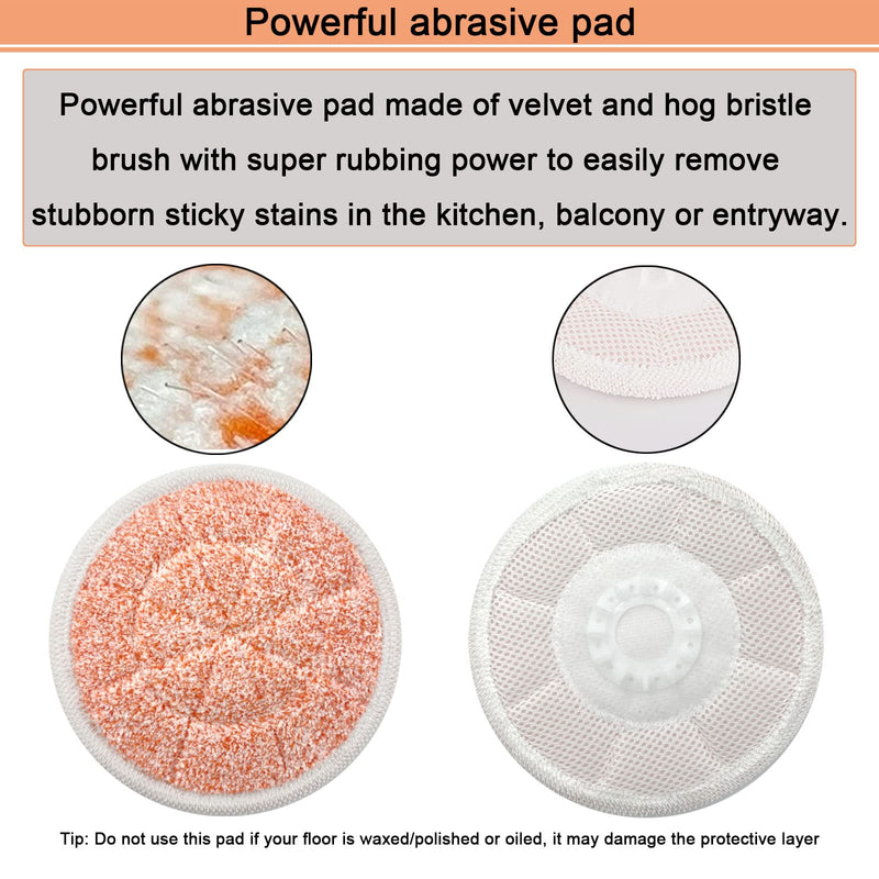 10-Pack S7000 Replacement Steam Mop Pads,Compatible with Shark S7001 S7000AMZ, S7000 S7001TGT S7201 S7005 S7020 S8001 S8201 Series Steam Mop Pads,Steam & Scrub All-in-One Scrubbing Mop Pads s7000(4+6)