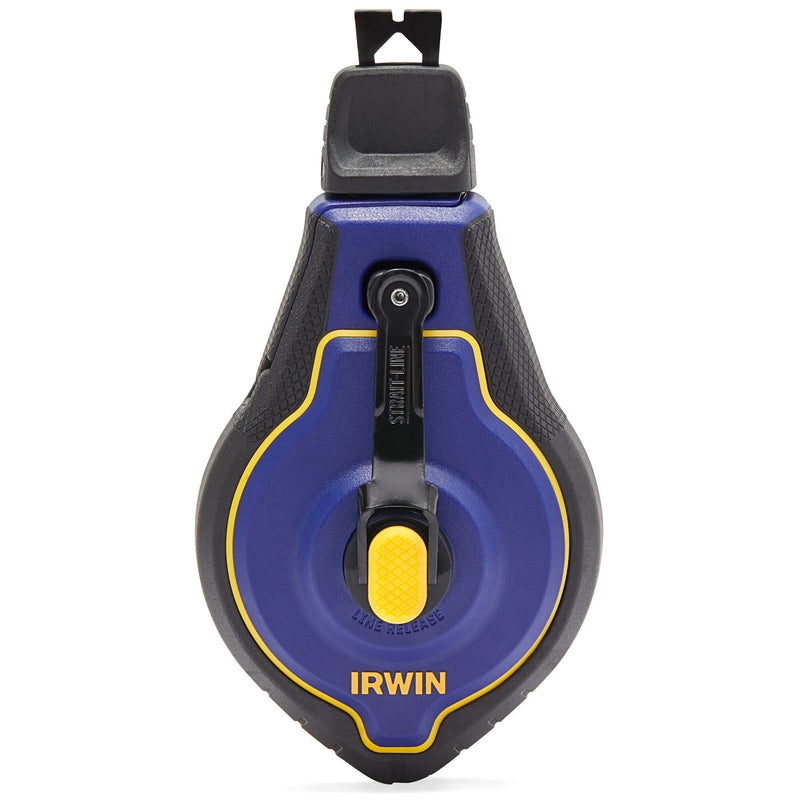 IRWIN Tools STRAIT-LINE Chalk Line, Speedline Pro Reel, Blue, 100 ft. (IWHT48443BC) NEW w/Blue