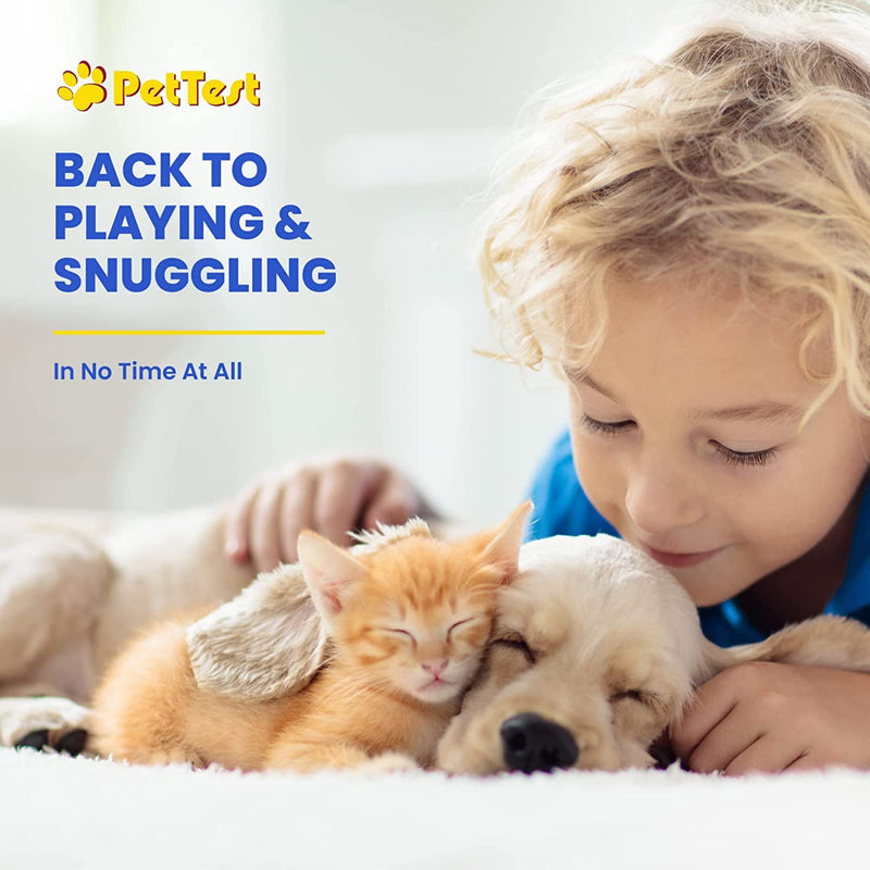 PetTest U-40 Pet Insulin Syringes With Needles - Comfortable Thin 31 Gauge Needles - For Cats & Dogs - Pets Diabetic Supplies - 100 Pack - Thinnest 31G, 5/16 inch long needle, 1/2cc (0.5cc) Volume 31 Gauge, 0.5 cc