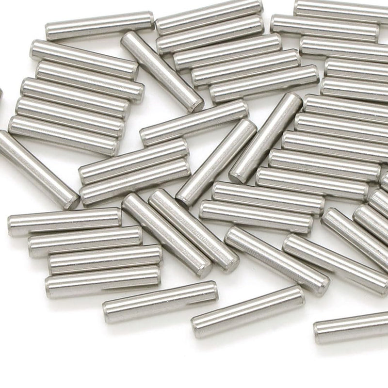 50 Pcs Stainless Steel Shelves Dowel Pins, Dowel Pin Hardware Shelf Support Pegs Pin Fastener (4mm x 20mm) 4mm x 20mm