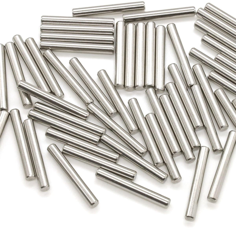50 Pcs Stainless Steel Shelves Dowel Pins, Dowel Pin Hardware Shelf Support Pegs Pin Fastener (4mm x 30mm) 4mm x 30mm