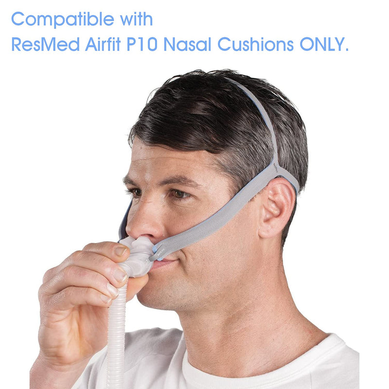 Resmed Airfit P10 Headgear Strap, Replacement CPAP Headgear Compatible with Resmed Airfit P10, 2-Pack
