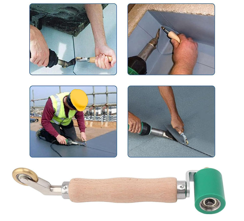 Seam Roller,House Paint Rollers, Smoothing Seam Roller Tool for PVC/TPO/EPDM Woodworking, Flooring, Wallpaper Installation Single Ply Roofing and Tape Hot Air Tools Overlap Welding