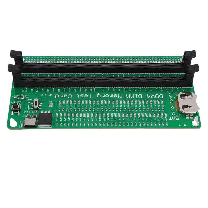 DDR4 Memory Tester, DDR4 Tester Card with LED Light, for Fixing Desktop and Server Computers Green DDR4
