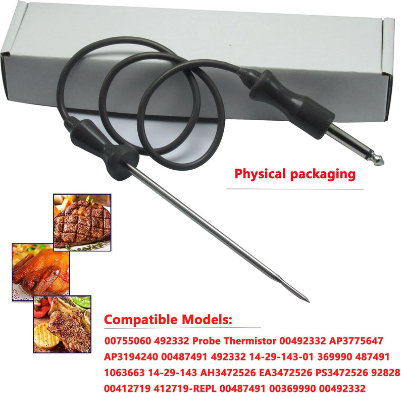 for Meat Probe 00492332 00755060 Oven Probe Compatible Wolf Oven Probe 492332 AP3775647 AP3194240