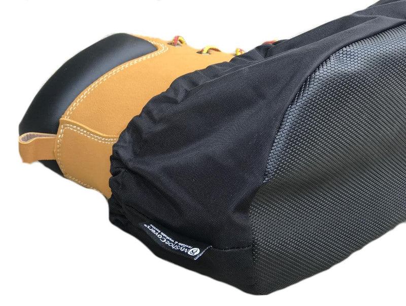 Premium Reusable Shoe and Boot Covers for Contractors - 1 Pair, Non-Slip, Black, Large - NewNest Australia