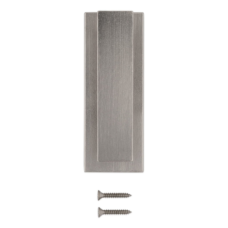 National Hardware N336-704 Reed Door Knocker, 4-3/4", Satin Nickel