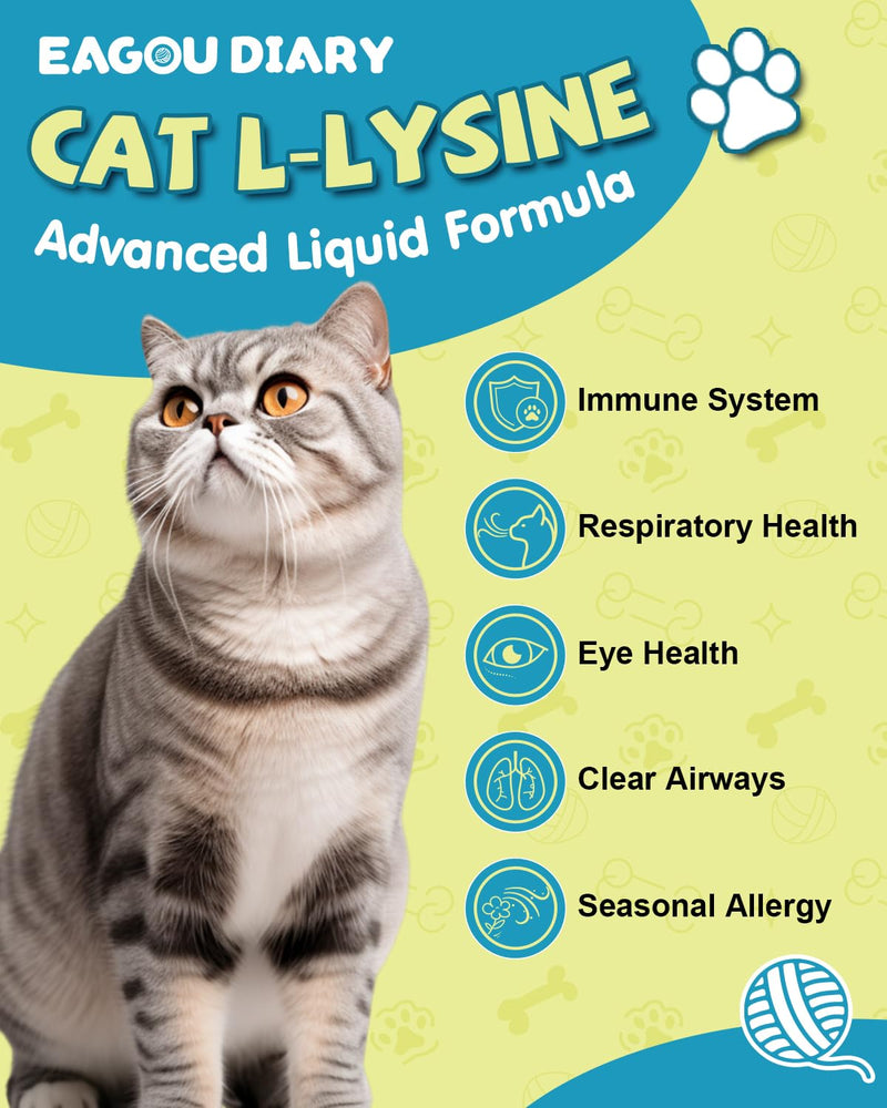 Taurine for Cat Vitamins Treat + Lysine for Cats