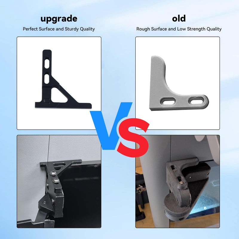 FYSETC Upgraded Parts for Bambulab P2S Door: Assembly All Metal CNC Door Hinge 180/270° Adjustable Easy to Swivel for 3D Printer Lab P2S Not for P1S P1P H2S H2D H2C X1C